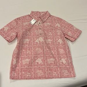Reyna Spooner kids button down short sleeve shirt